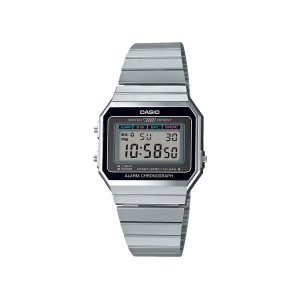 Reloj Casio Vintage A700W-1ADF digital plateado ultradelgado