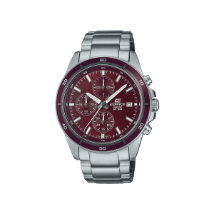 Reloj Casio Edifice EFR-526D-5CVUDF hombre cronógrafo marrón rojizo