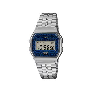 Reloj Casio A159WEVJ-2DR Vintage Made in Japan azul Seigaiha