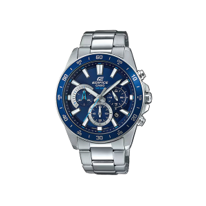 Casio Edifice EFV-570D-2AVUDF original cronógrafo azul para hombre