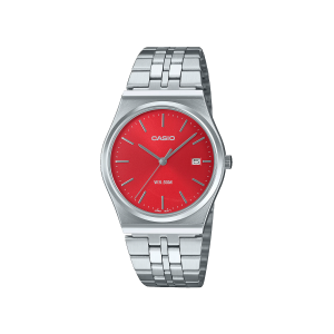 Casio MTP-B145D-4A2V original esfera roja acero inoxidable