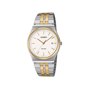 Casio MTP-B145SG-7AVDF original bicolor dorado plateado esfera blanca
