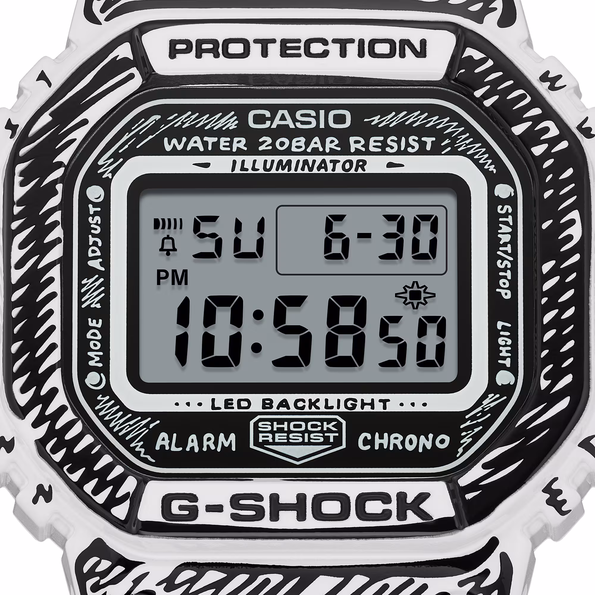 Reloj Casio G-Shock DW-5600JV-7DR Joshua Vides Hombre – Digital Blanco 200M – Casio Perú Reloj Casio G-Shock DW-5600JV-7DR Joshua Vides Hombre – Digital Blanco 200M - Imagen 7