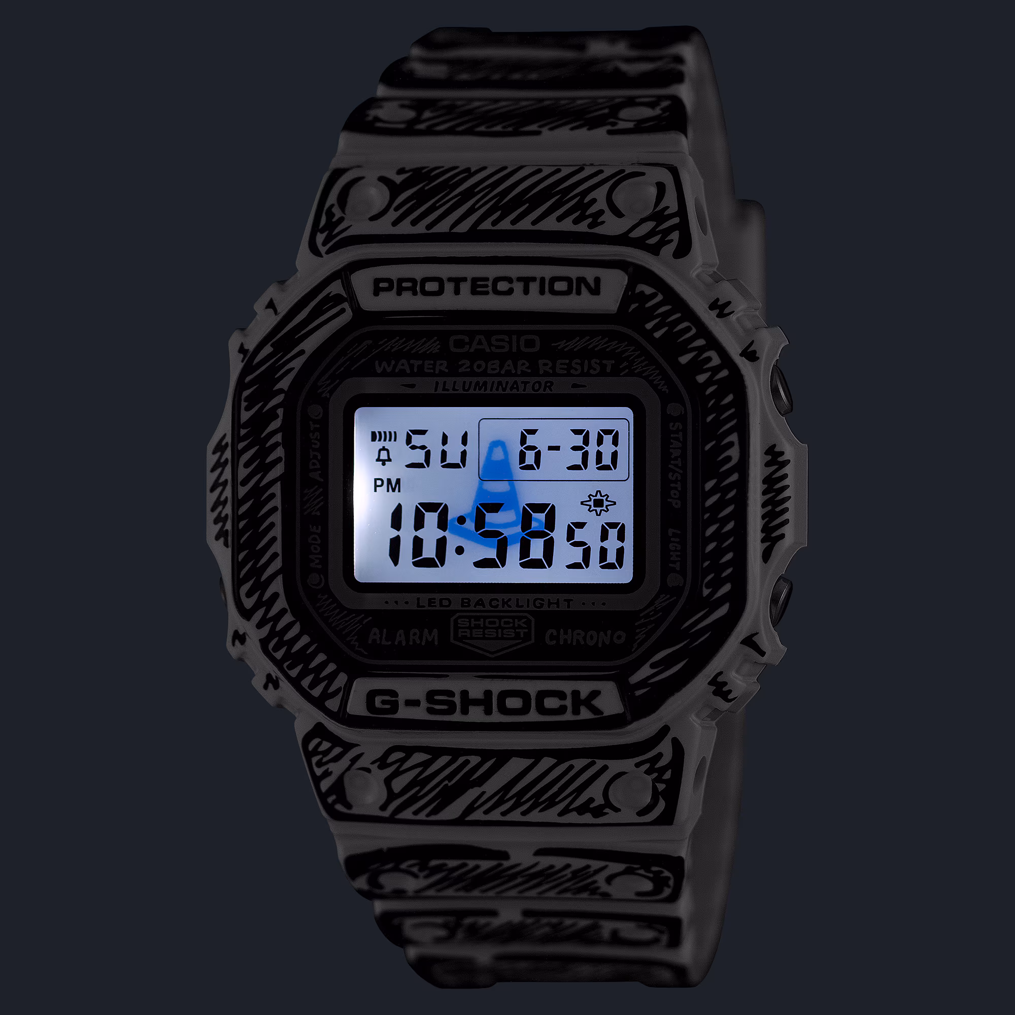 Reloj Casio G-Shock DW-5600JV-7DR Joshua Vides Hombre – Digital Blanco 200M – Casio Perú Reloj Casio G-Shock DW-5600JV-7DR Joshua Vides Hombre – Digital Blanco 200M - Imagen 4