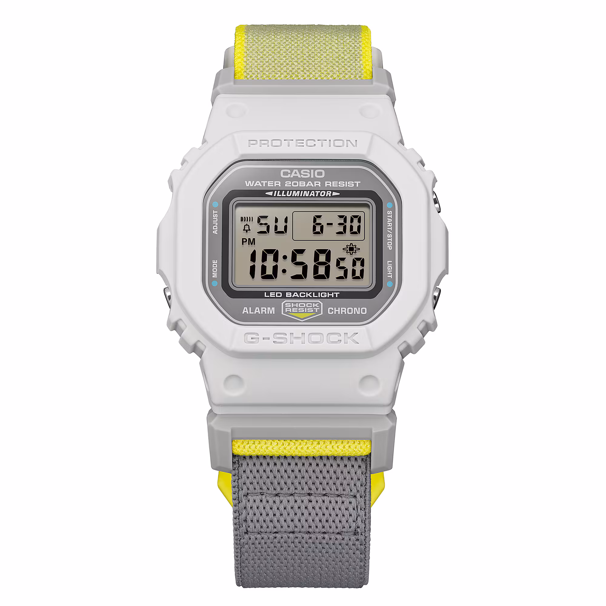 Reloj Casio G-Shock DW-5600MNC-7A8DR Hombre – Digital Gris Correa de Tela 200M – Casio Perú Reloj Casio G-Shock DW-5600MNC-7A8DR Hombre – Digital Gris Correa de Tela 200M - Imagen 3