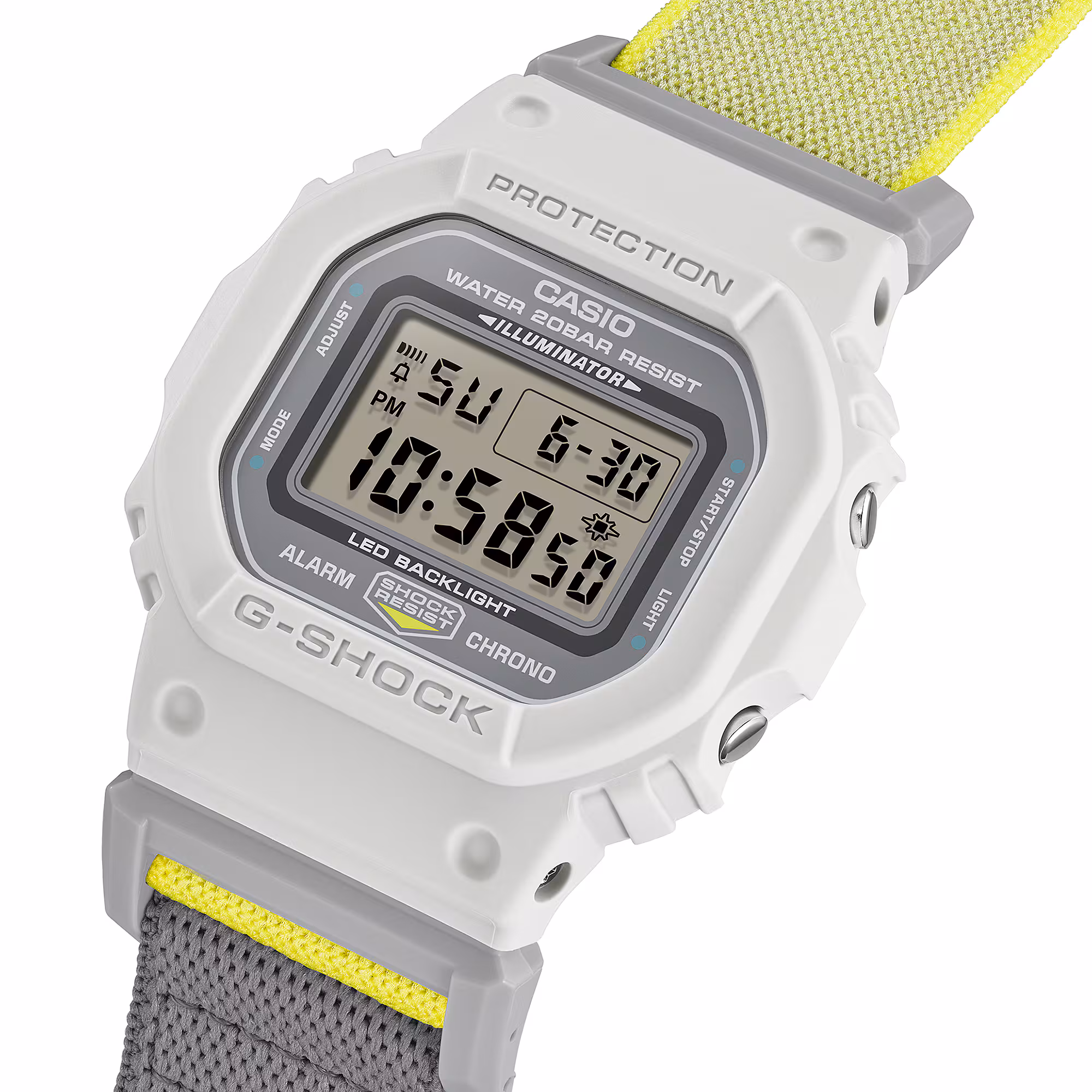 Reloj Casio G-Shock DW-5600MNC-7A8DR Hombre – Digital Gris Correa de Tela 200M – Casio Perú Reloj Casio G-Shock DW-5600MNC-7A8DR Hombre – Digital Gris Correa de Tela 200M - Imagen 5
