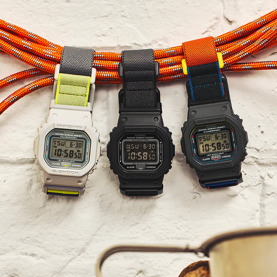 Reloj Casio G-Shock DW-5600MNC-7A8DR Hombre – Digital Gris Correa de Tela 200M – Casio Perú Reloj Casio G-Shock DW-5600MNC-7A8DR Hombre – Digital Gris Correa de Tela 200M - Imagen 8