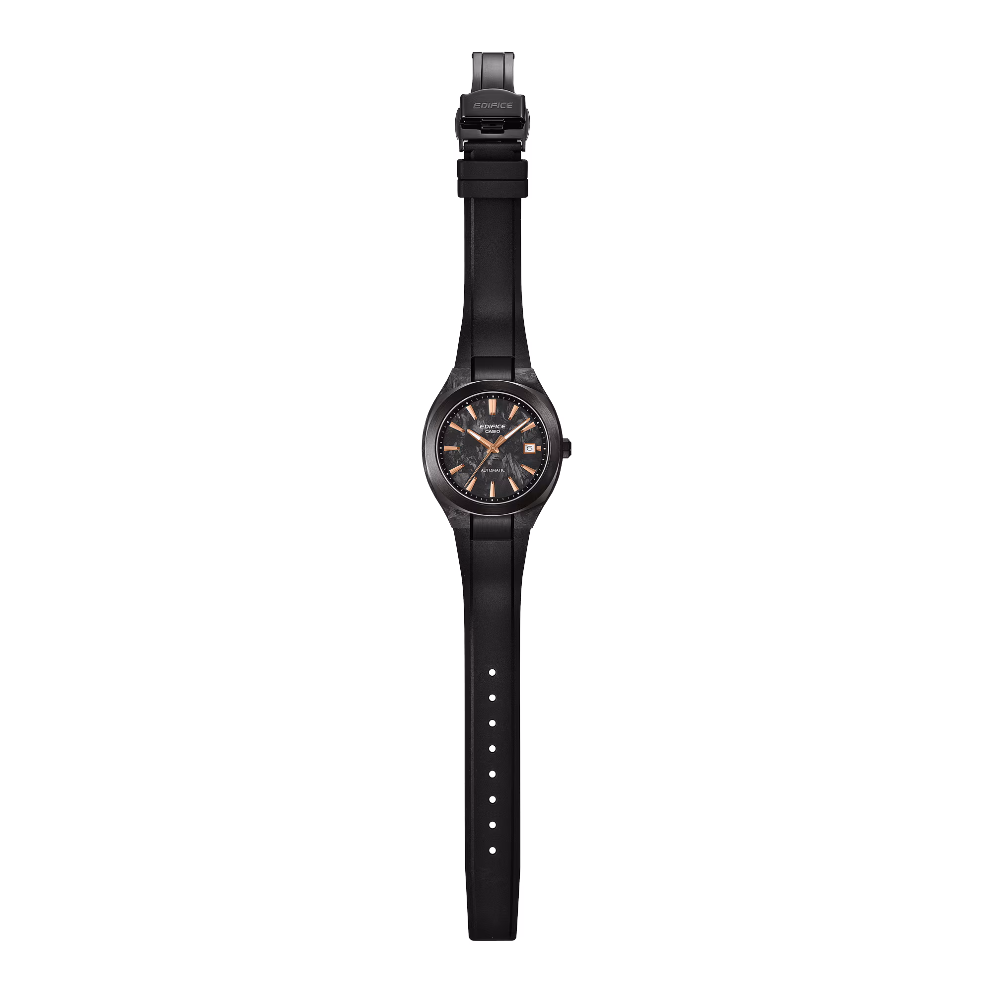 Reloj Casio Edifice EFK-200XPB-1ADR Hombre – Automático Carbono Forjado Negro Zafiro 100M – Casio Perú Reloj Casio Edifice EFK-200XPB-1ADR Hombre – Automático Carbono Forjado Negro Zafiro 100M - Imagen 7