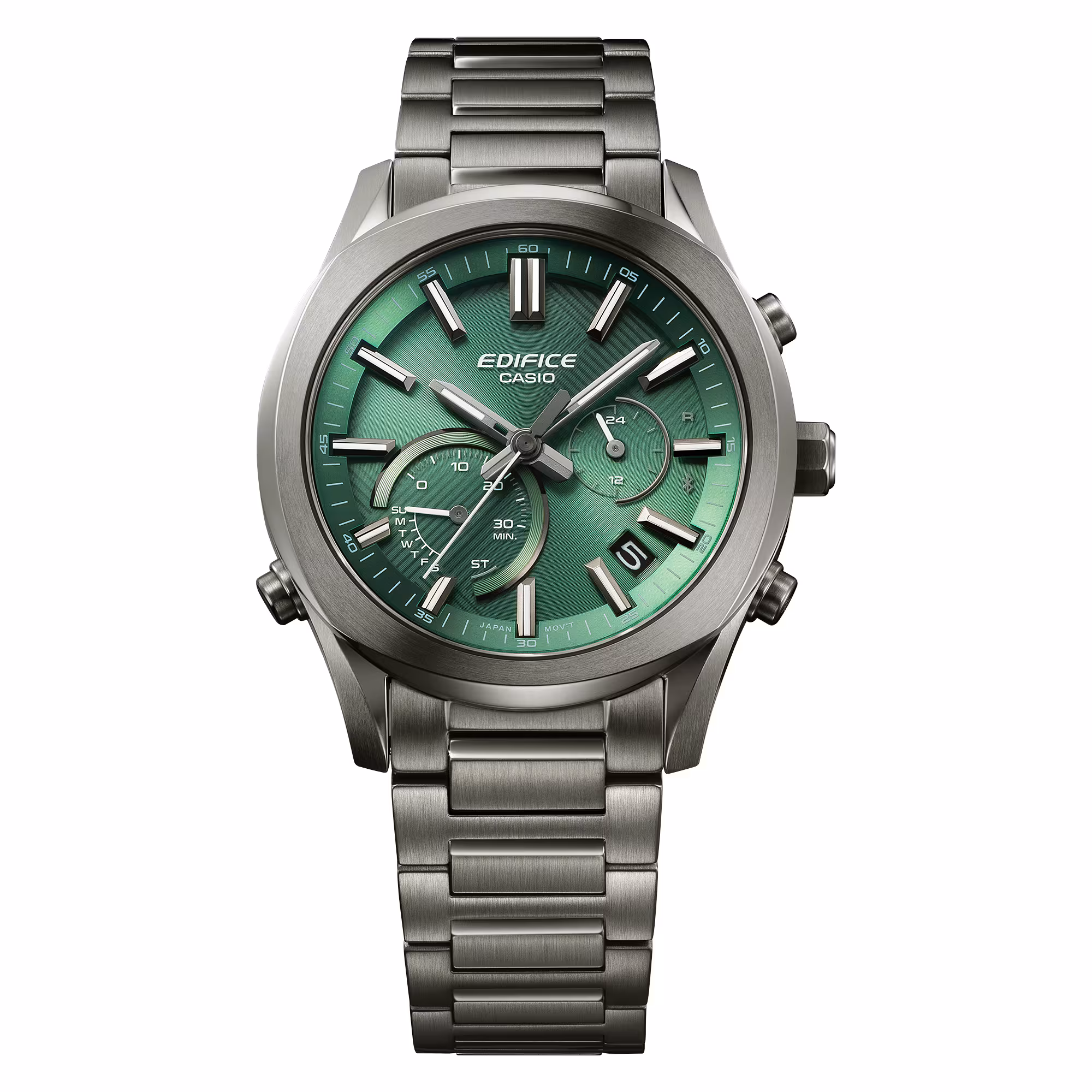 Reloj Casio Edifice EQB-1300DC-3A Hombre – Bluetooth Tough Solar Cronógrafo Verde – Casio Perú Reloj Casio Edifice EQB-1300DC-3A Hombre – Bluetooth Tough Solar Cronógrafo Verde - Imagen 2