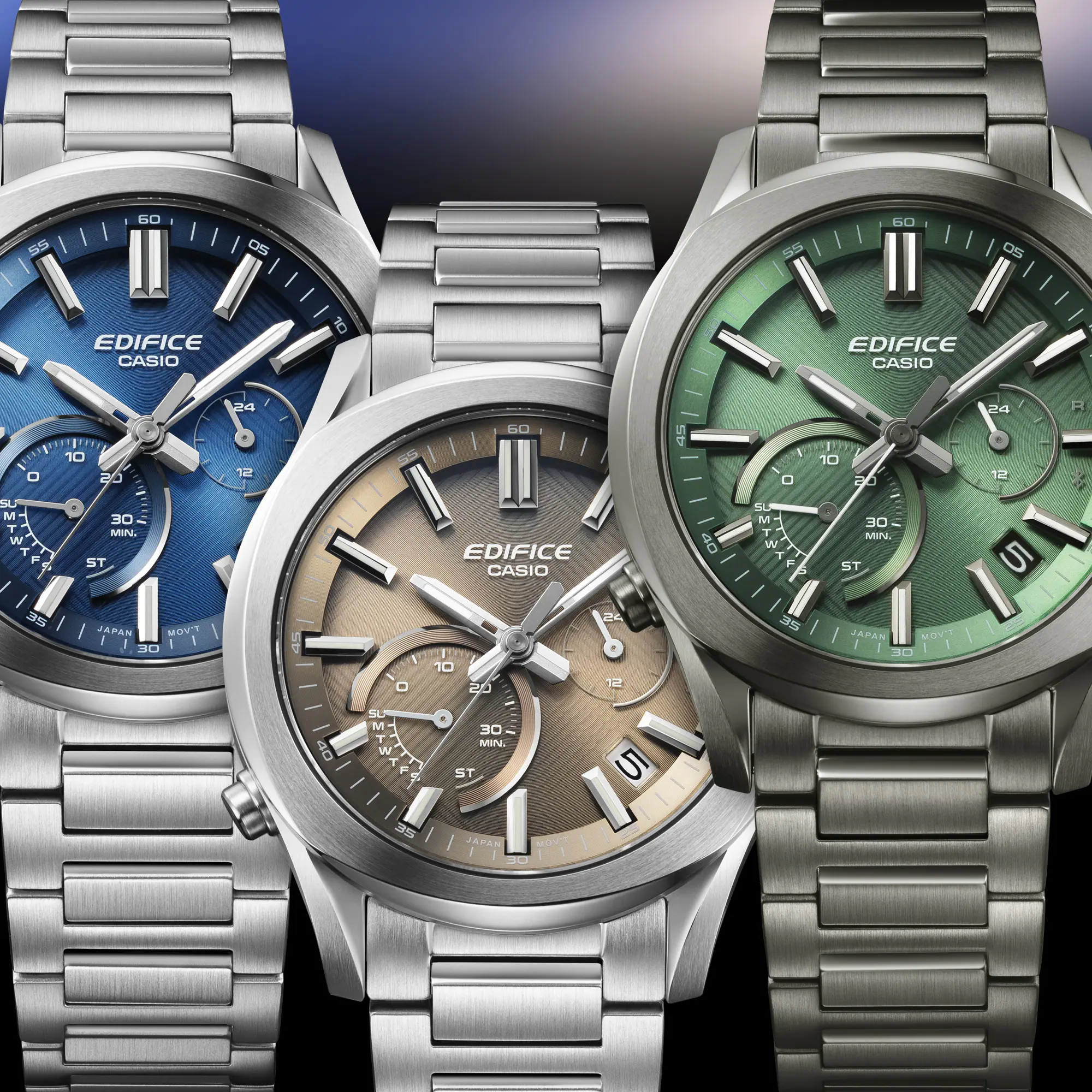 Reloj Casio Edifice EQB-1300DC-3A Hombre – Bluetooth Tough Solar Cronógrafo Verde – Casio Perú Reloj Casio Edifice EQB-1300DC-3A Hombre – Bluetooth Tough Solar Cronógrafo Verde - Imagen 6