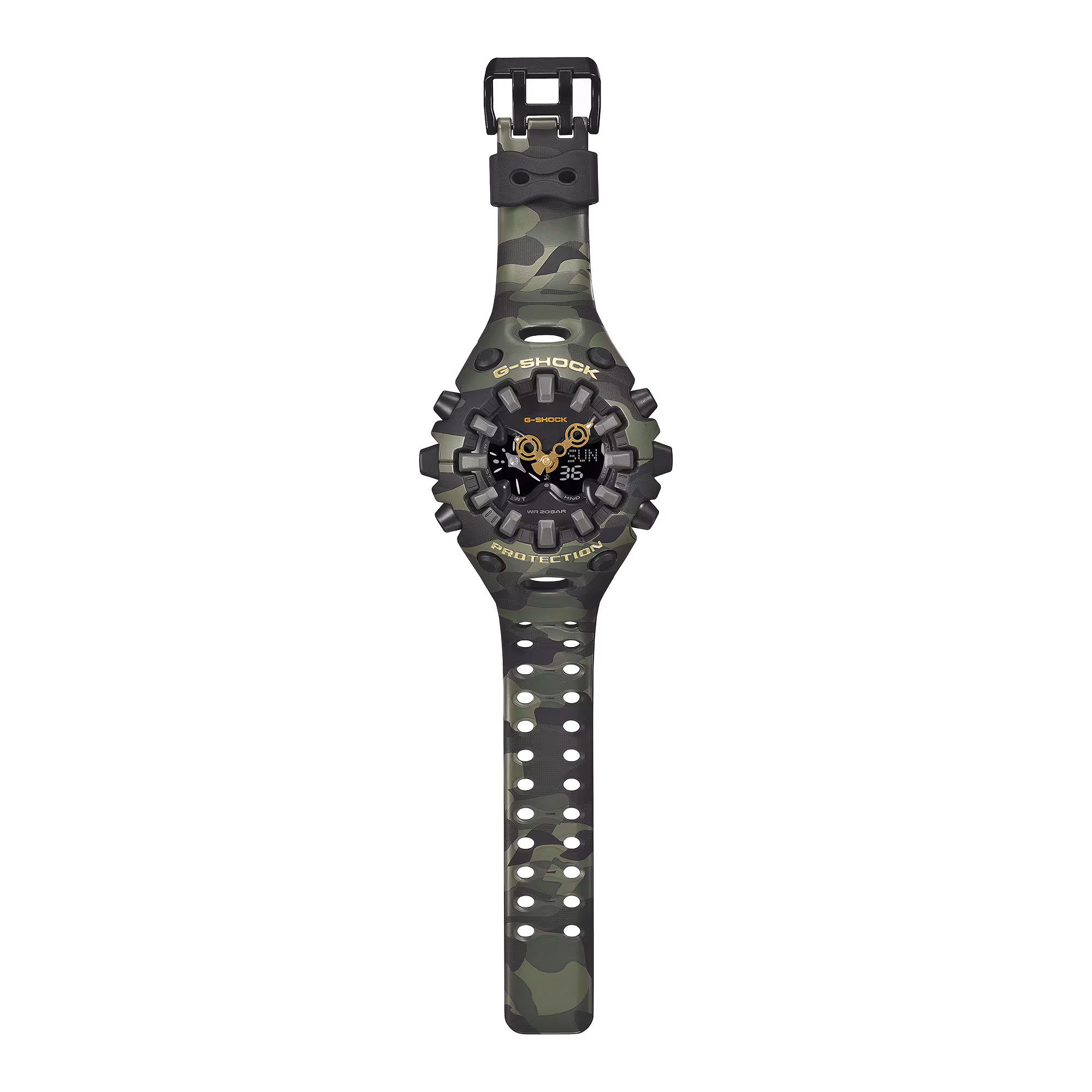 Reloj Casio G-Shock GA-V01CMG-3ADR Hombre – Analógico Digital Camuflaje Verde Dorado 200M – Casio Perú Reloj Casio G-Shock GA-V01CMG-3ADR Hombre – Analógico Digital Camuflaje Verde Dorado 200M - Imagen 7