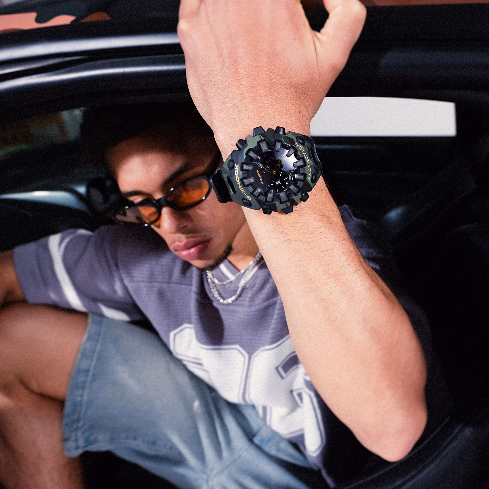 Reloj Casio G-Shock GA-V01CMG-3ADR Hombre – Analógico Digital Camuflaje Verde Dorado 200M – Casio Perú Reloj Casio G-Shock GA-V01CMG-3ADR Hombre – Analógico Digital Camuflaje Verde Dorado 200M - Imagen 6