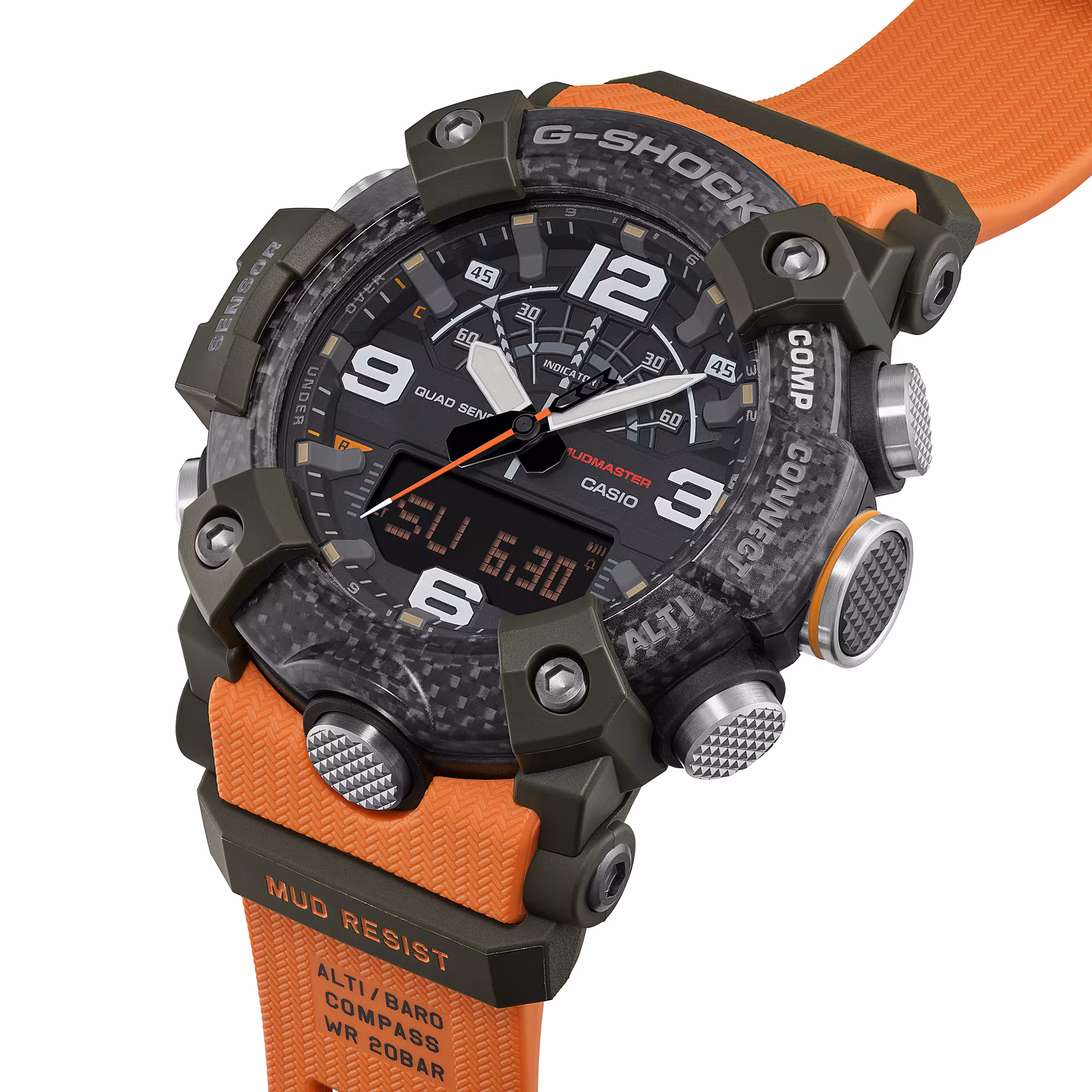 Reloj Casio G-Shock Mudmaster GG-B100X-1A9DR Hombre – Negro Amarillo Quad Sensor Bluetooth 200M – Casio Perú Reloj Casio G-Shock Mudmaster GG-B100X-1A9DR Hombre – Negro Amarillo Quad Sensor Bluetooth 200M - Imagen 4