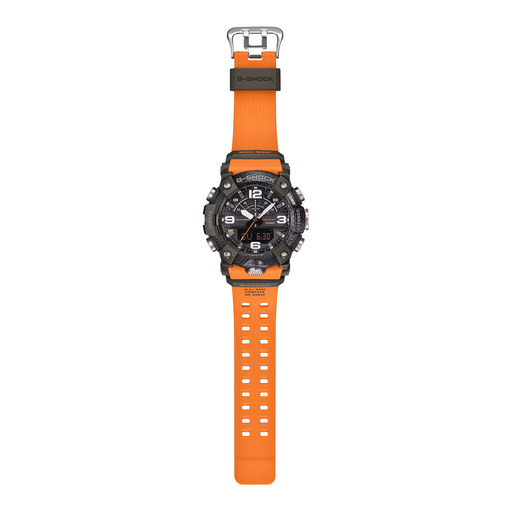 Reloj Casio G-Shock Mudmaster GG-B100X-1A9DR Hombre – Negro Amarillo Quad Sensor Bluetooth 200M – Casio Perú Reloj Casio G-Shock Mudmaster GG-B100X-1A9DR Hombre – Negro Amarillo Quad Sensor Bluetooth 200M - Imagen 8