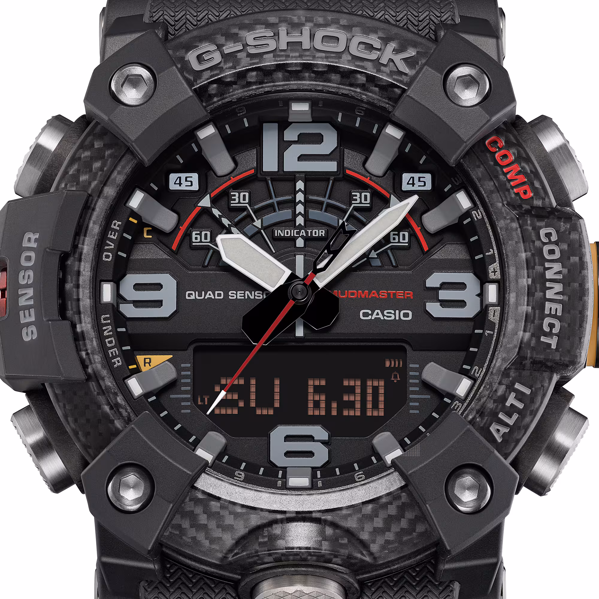 Reloj Casio G-Shock Mudmaster GG-B100X-1ADR Hombre – Carbono Bluetooth Quad Sensor 200M – Casio Perú Reloj Casio G-Shock Mudmaster GG-B100X-1ADR Hombre – Carbono Bluetooth Quad Sensor 200M - Imagen 3