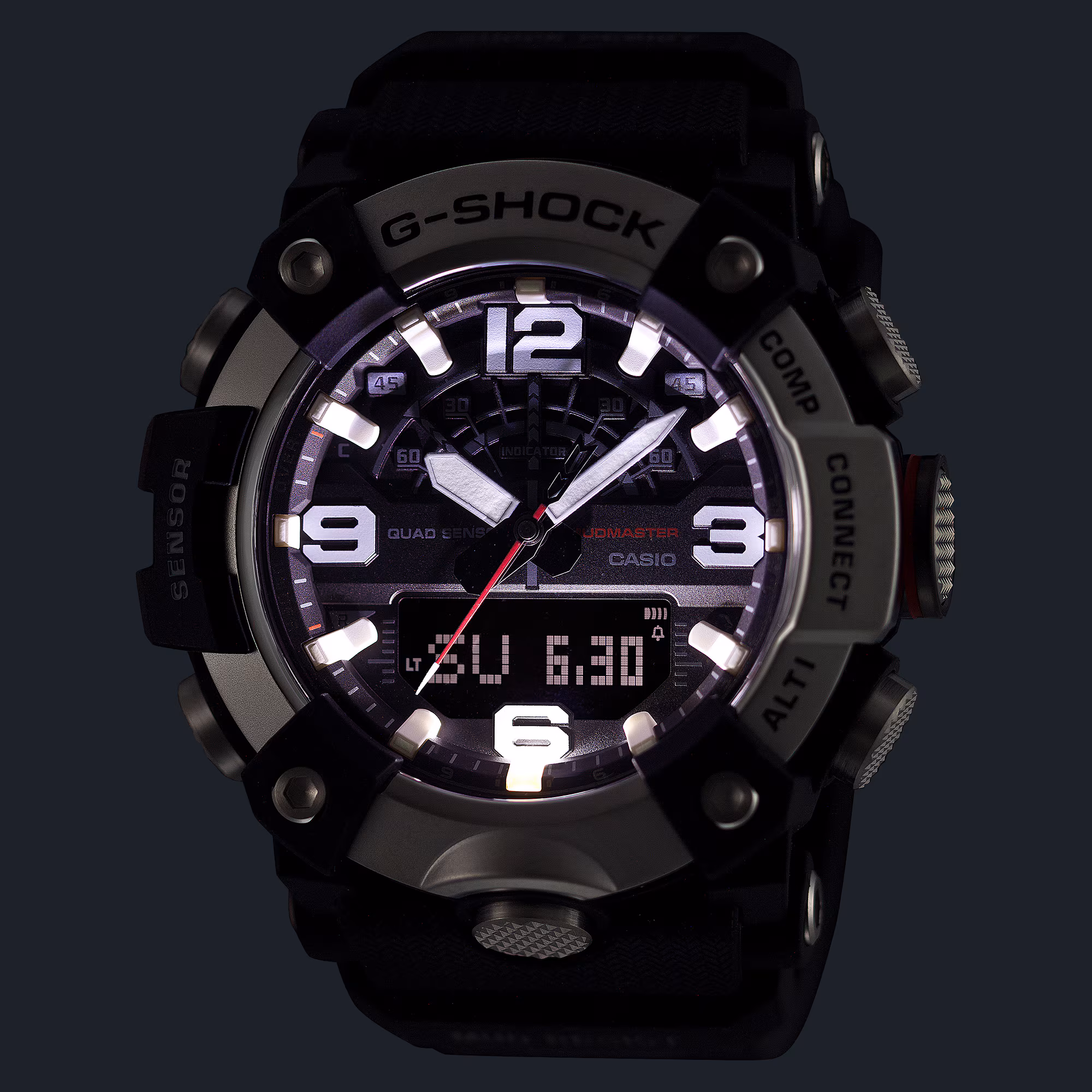 Reloj Casio G-Shock Mudmaster GG-B100X-1A9DR Hombre – Negro Amarillo Quad Sensor Bluetooth 200M – Casio Perú Reloj Casio G-Shock Mudmaster GG-B100X-1A9DR Hombre – Negro Amarillo Quad Sensor Bluetooth 200M - Imagen 7