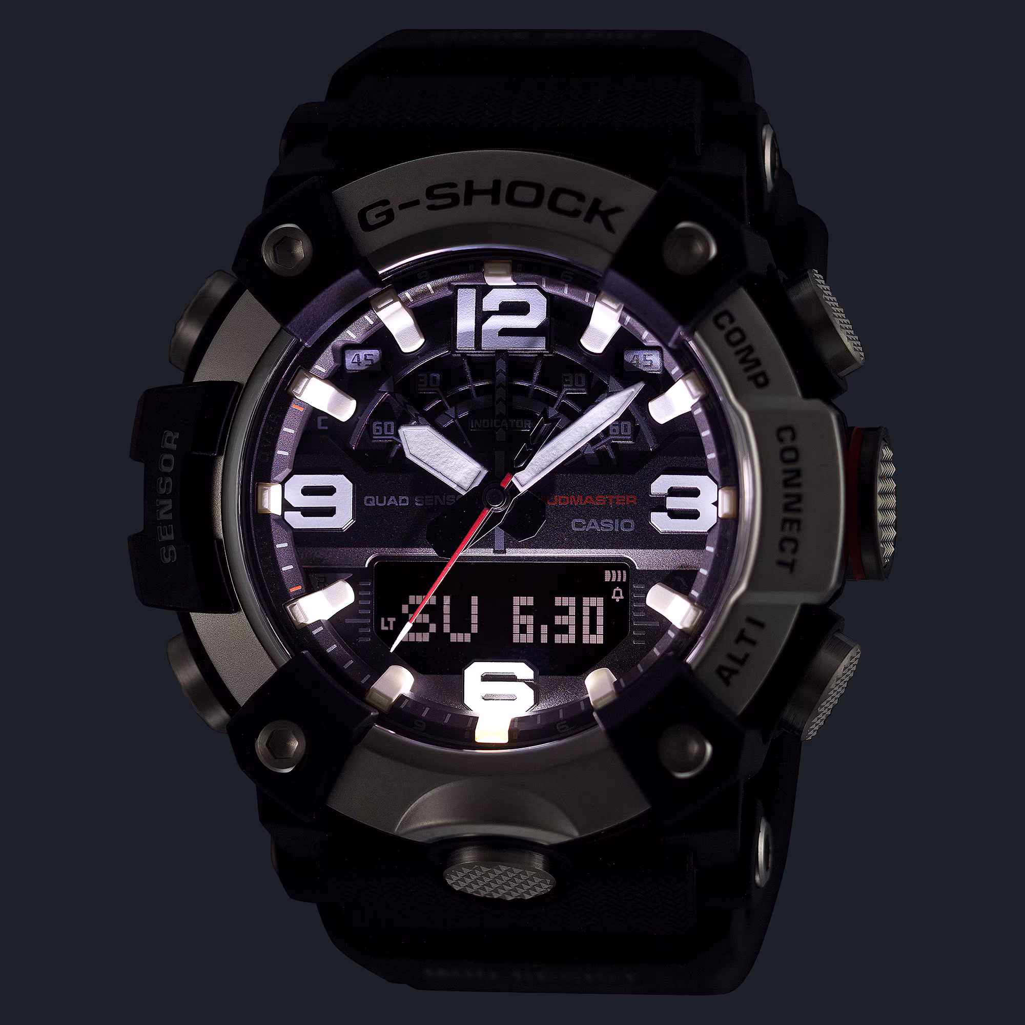 Reloj Casio G-Shock Mudmaster GG-B100X-1ADR Hombre – Carbono Bluetooth Quad Sensor 200M – Casio Perú Reloj Casio G-Shock Mudmaster GG-B100X-1ADR Hombre – Carbono Bluetooth Quad Sensor 200M - Imagen 4