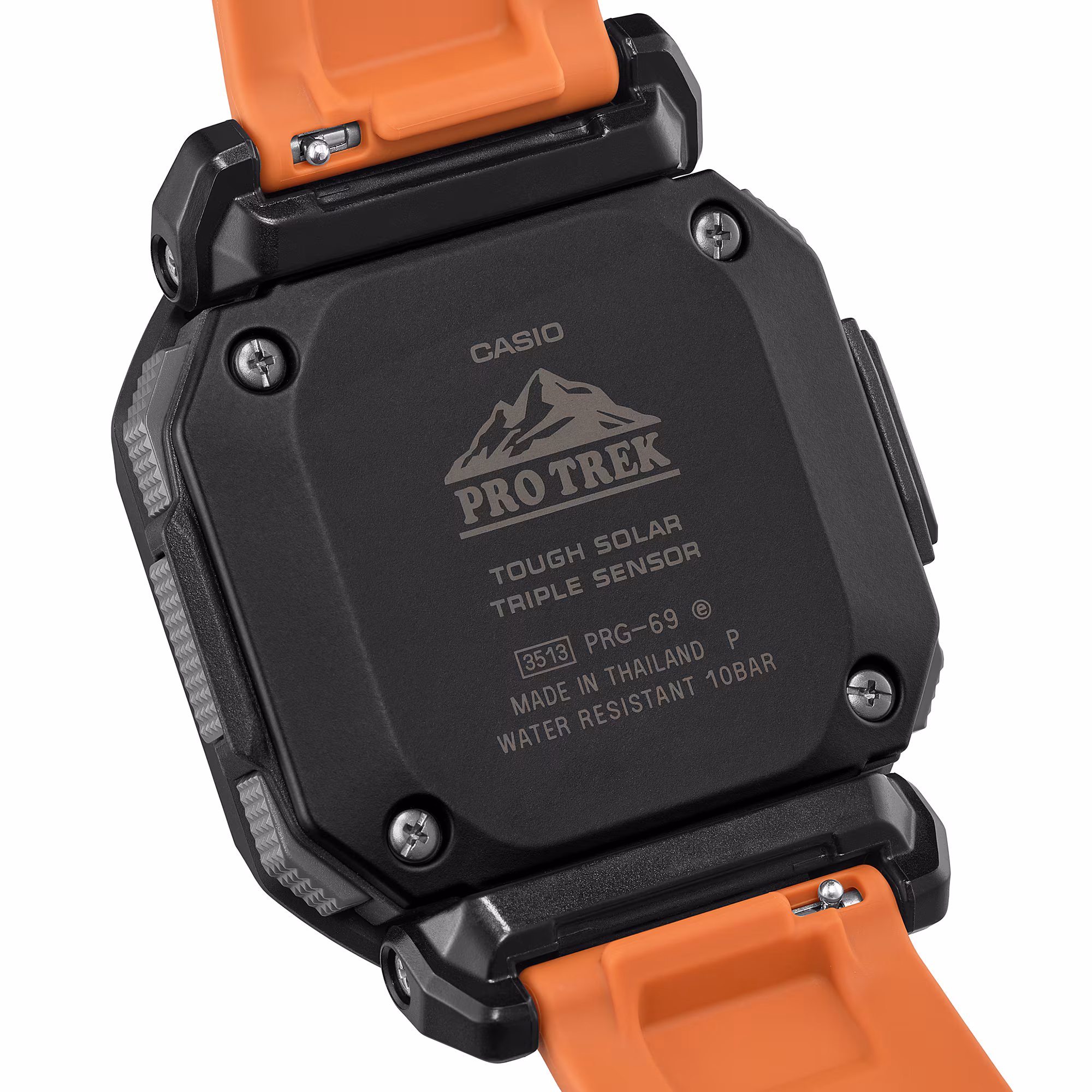 Reloj Casio Pro Trek PRG-69-4DR Hombre – Digital Naranja Triple Sensor Tough Solar 100M – Casio Perú Reloj Casio Pro Trek PRG-69-4DR Hombre – Digital Naranja Triple Sensor Tough Solar 100M - Imagen 12