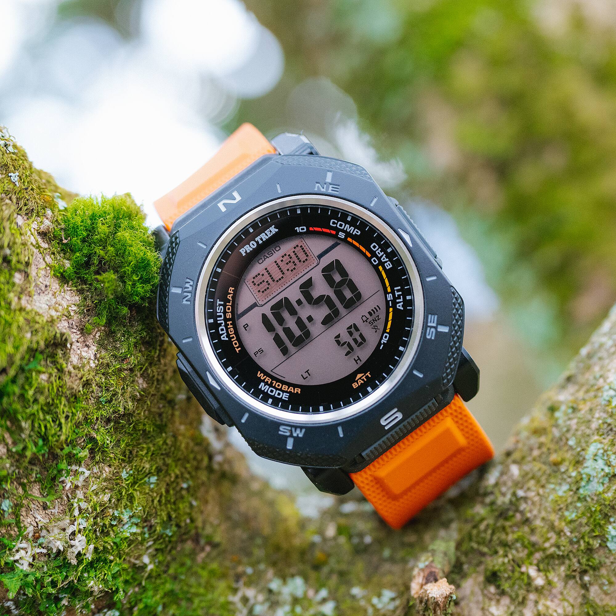 Reloj Casio Pro Trek PRG-69-4DR Hombre – Digital Naranja Triple Sensor Tough Solar 100M – Casio Perú Reloj Casio Pro Trek PRG-69-4DR Hombre – Digital Naranja Triple Sensor Tough Solar 100M - Imagen 19