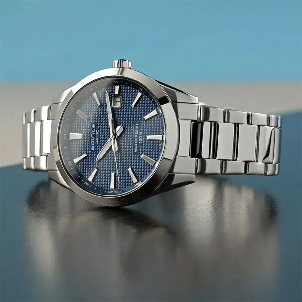 Reloj Casio Edifice EFV-160D-2AVDF Hombre – Acero Esfera Azul 100M – Casio Perú Reloj Casio Edifice EFV-160D-2AVDF Hombre – Acero Esfera Azul 100M - Imagen 5