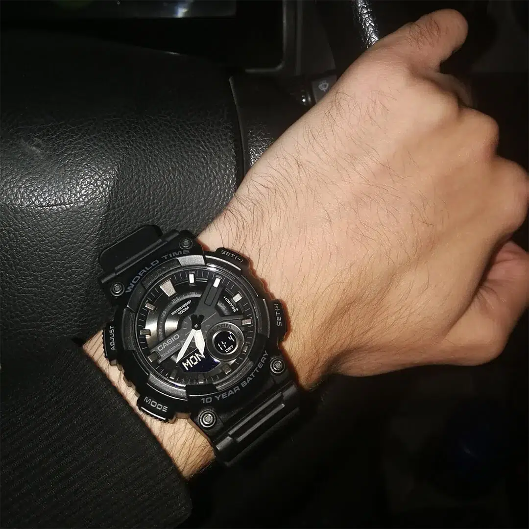 Reloj Casio AEQ-110W-1BVDF Hombre – Analógico Digital Negro Batería 10 Años 100M – Casio Perú Reloj Casio AEQ-110W-1BVDF Hombre – Analógico Digital Negro Batería 10 Años 100M - Imagen 3