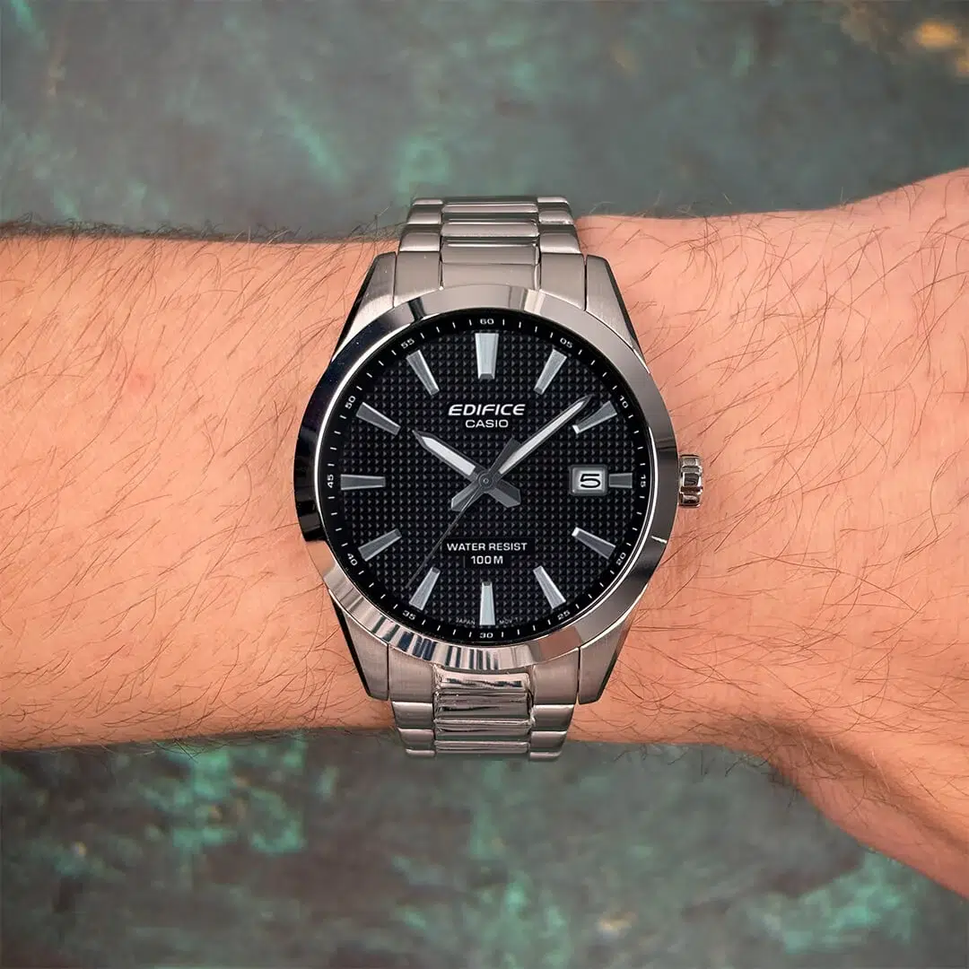 Reloj Casio Edifice EFV-160D-1AVDF Hombre – Acero Esfera Negra 100M – Casio Perú Reloj Casio Edifice EFV-160D-1AVDF Hombre – Acero Esfera Negra 100M - Imagen 2