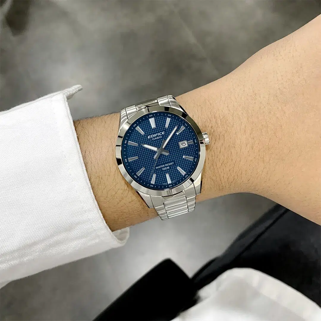 Reloj Casio Edifice EFV-160D-2AVDF Hombre – Acero Esfera Azul 100M – Casio Perú Reloj Casio Edifice EFV-160D-2AVDF Hombre – Acero Esfera Azul 100M - Imagen 3
