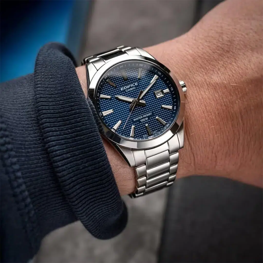 Reloj Casio Edifice EFV-160D-2AVDF Hombre – Acero Esfera Azul 100M – Casio Perú Reloj Casio Edifice EFV-160D-2AVDF Hombre – Acero Esfera Azul 100M - Imagen 4